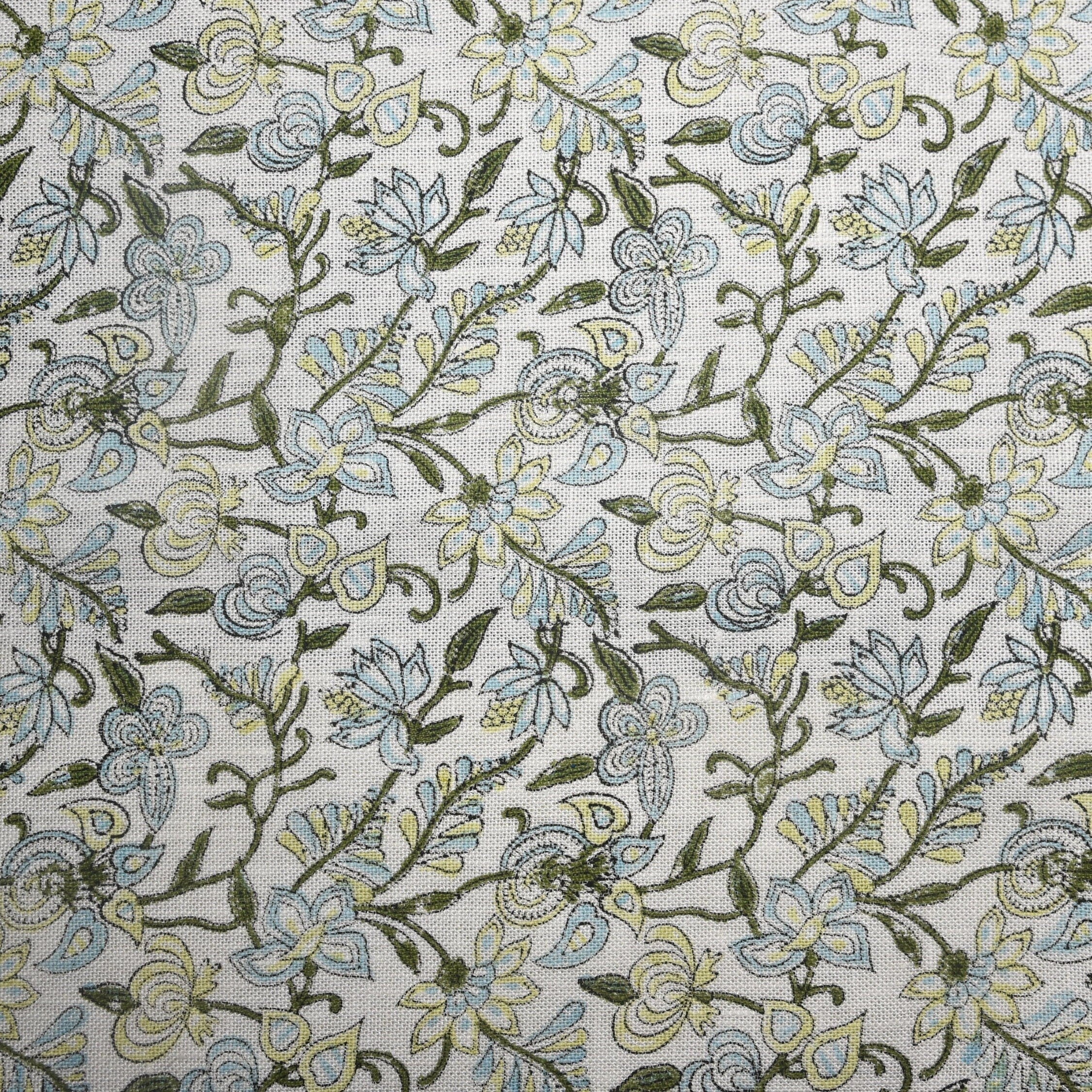 Jamnotri Thick Linen  Most Popular Block Print Fabric In Summers  Best For Upholstery,Cushion Cover,Sofa/Chair Cover And Other Crafts