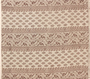 Bagh Buta  Heavyweight Linen Fabric Natural.Thick Linen, Chocolate Colour, Upholstery Fabric, Sofa Chair Cover, Indian Linen By The Yard