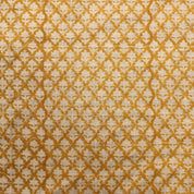 Block Print Linen Fabric, Pinkcity Jaal  Flower  Natural Colors Block Printing Art Linen Fabric, 100% Flax Linen, Upholstery Fabric By The Yard,