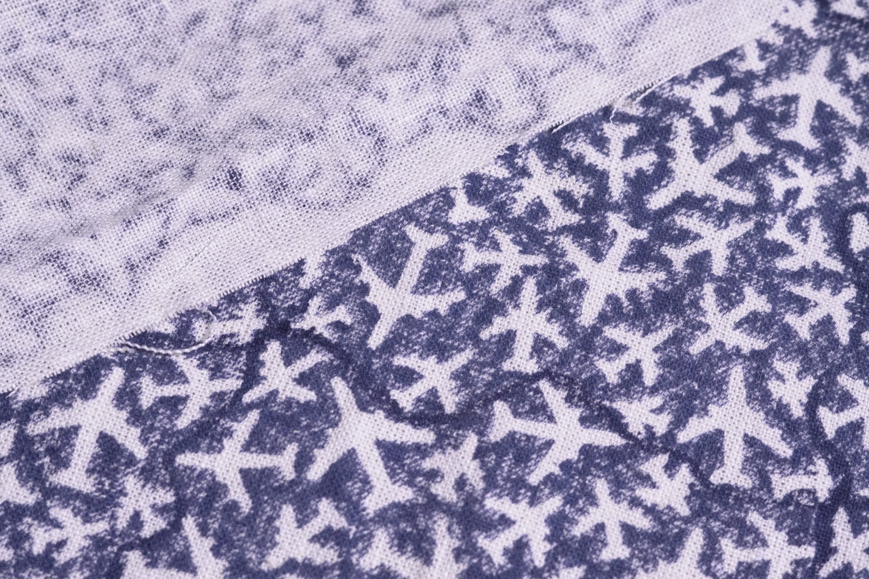 Block Print Linen Fabric, Pushpakviman  Hand Block Linen Fabric  Heavy Linen Fabric  Linen Upholstery Fabric,Block Printed Pillow Cover Linen, Fabric Gift Pattern