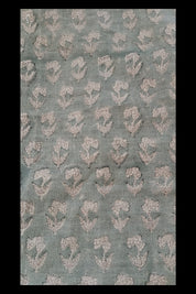 Block Print Linen Fabric, Superstar Fabric  Floral Block Print Thick Linen, Floral Print Fabric By The Yard, Cushion Cover, Upholstery