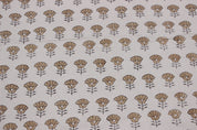 Block Print Linen Fabric, Kohinoor  Indian Cotton Fabric  Thick Hand Loom Linen, Block Print Fabric, Floral Linen Fabric Handmade Upholstery Fabric, Linen For Home