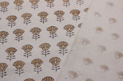 Block Print Linen Fabric, Kohinoor  Indian Cotton Fabric  Thick Hand Loom Linen, Block Print Fabric, Floral Linen Fabric Handmade Upholstery Fabric, Linen For Home