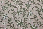 Aradhana   Thick Linen Fabric  Most Popular Block Print Fabric In Summers  Best For Upholstery, Cushion Cover, Sofa/Chair Cover