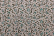 Viscose Linen 63" Wide, block print fabric, Upholstery Fabric, pillow cover fabric, Curtain Linen By The Yard - Aradhna