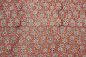 Block Print Linen Fabric, Tulsi Butti  Linen Running Fabrichandloom Heavy Fabric  Indian Block Printed Fabric  Hand Block Pillow Case  Hand Block Upholstery