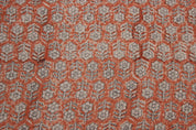 Block Print Linen Fabric, Tulsi Butti  Linen Running Fabrichandloom Heavy Fabric  Indian Block Printed Fabric  Hand Block Pillow Case  Hand Block Upholstery