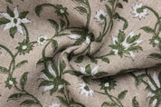 Aradhana   Thick Linen Fabric  Most Popular Block Print Fabric In Summers  Best For Upholstery, Cushion Cover, Sofa/Chair Cover