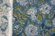 Block Print Linen Fabric, Rameshwaram   Sustainable Linen & Cotton Block Print Fabrics  100% Natural And Handmade Indian Art  Designer Decorative Fabrics