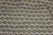 Block Print Linen Fabric, Madhuvan  Green Fabric, Floral Block Print, Best For Cushion Cover Fabric, Pillow Cover Fabric, Green Upholstery, Green Pillow, Home Decor