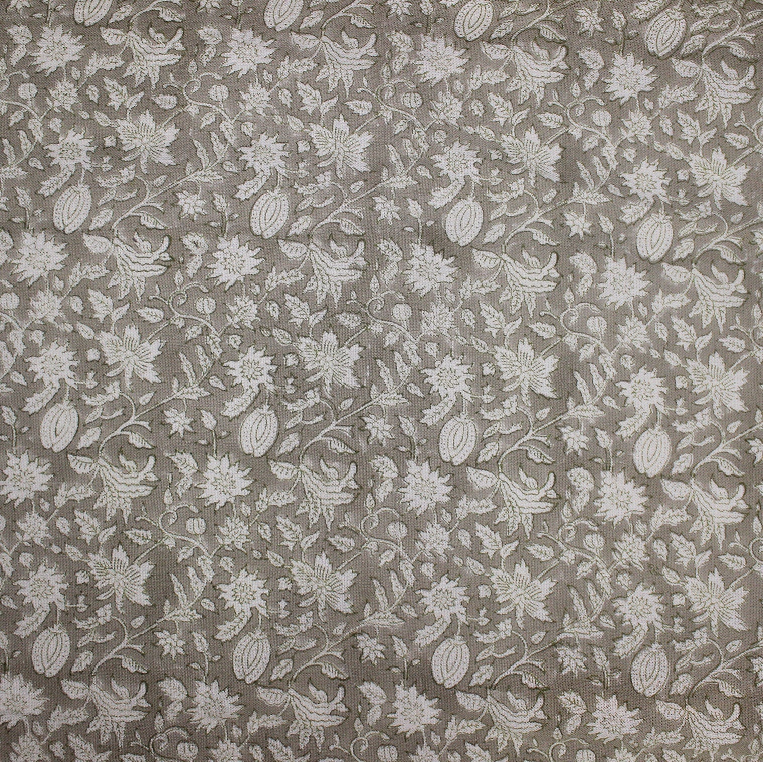 Block Print Linen Fabric, Manikarnika   Thick Handloom Linen, New Popular Indian Block Print For Pillow Cases, Curtain, Upholstery And Interior Decors