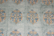 Guldasta  Indian Handblock Print Fabric By The Yard  Indian Handloom Linen  Block Print Fabric  Upholstery, Curtain & Pillow Fabric