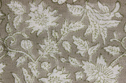 Block Print Linen Fabric, Manikarnika   Thick Handloom Linen, New Popular Indian Block Print For Pillow Cases, Curtain, Upholstery And Interior Decors