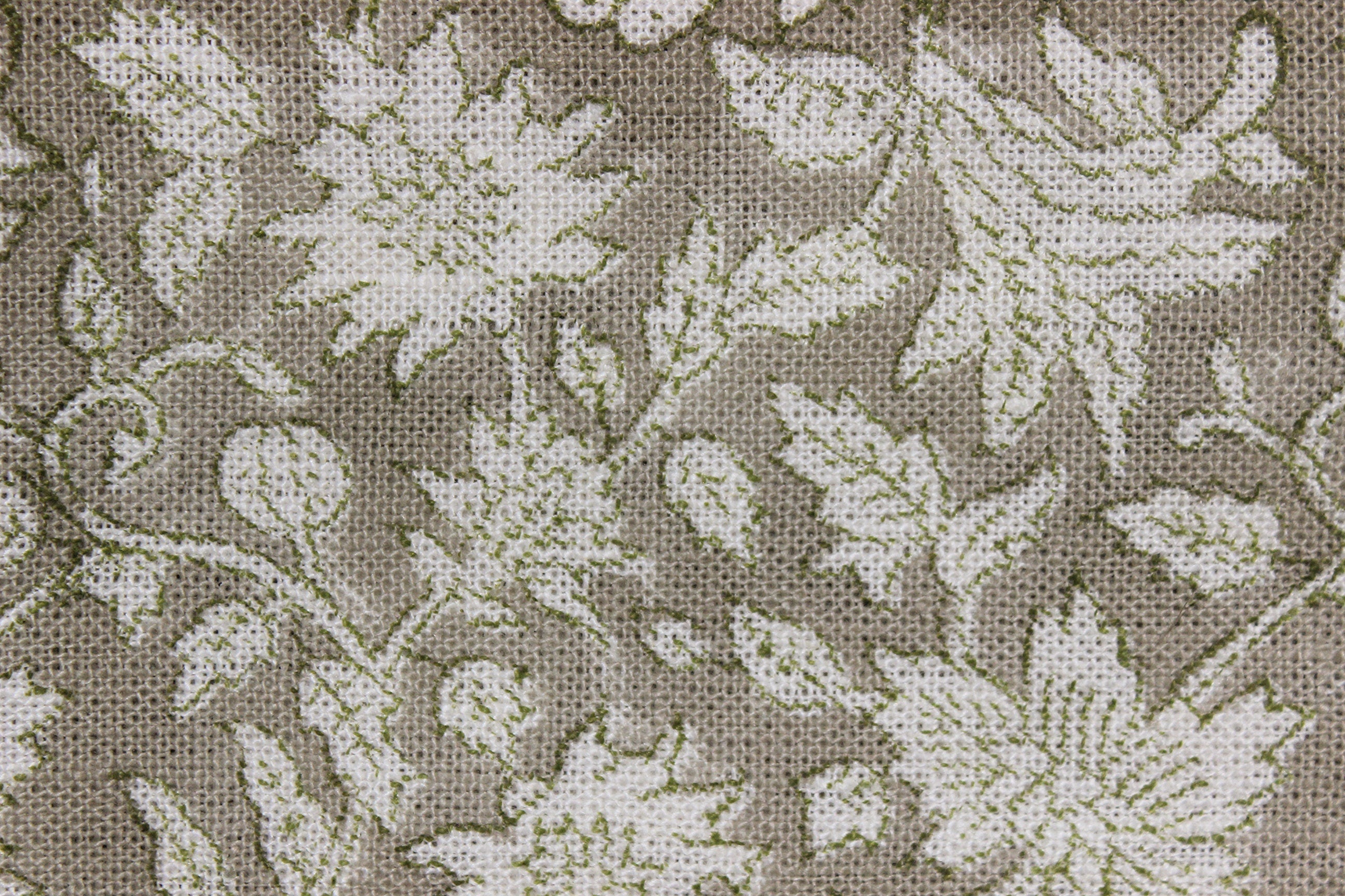 Block Print Linen Fabric, Manikarnika   Thick Handloom Linen, New Popular Indian Block Print For Pillow Cases, Curtain, Upholstery And Interior Decors