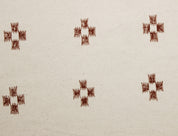 Crossword Pattern  Block Print Fabric, Printed Fabric, Indian Fabric, Linen Fabric, Pillow Cover Fabric, Tablecloth Fabric