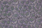Hand Block Print Linen Fabric for Home Decor - Amritvela