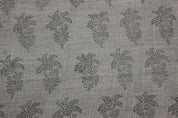 Block Print Linen Fabric, Khajur Butta  Floral Block Print Fabric, Print Linen Fabric, Block Print Upholstery Fabric, Block Print, Handblock Fabric
