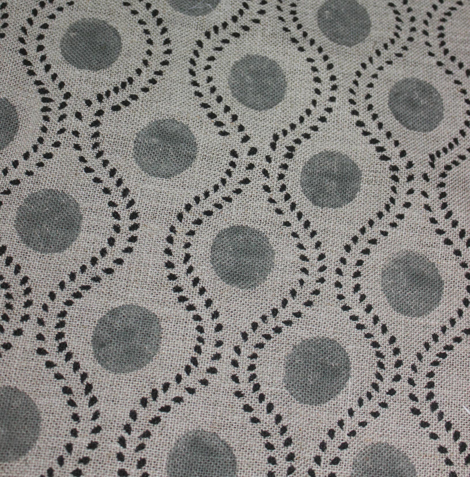 Block Print Linen Fabric, Raajbhog  Beautiful Print Fabric Indian Hand Block Print Running Fabric Handmade Linen Fabric By The Yard, Block Print Pillow Covers