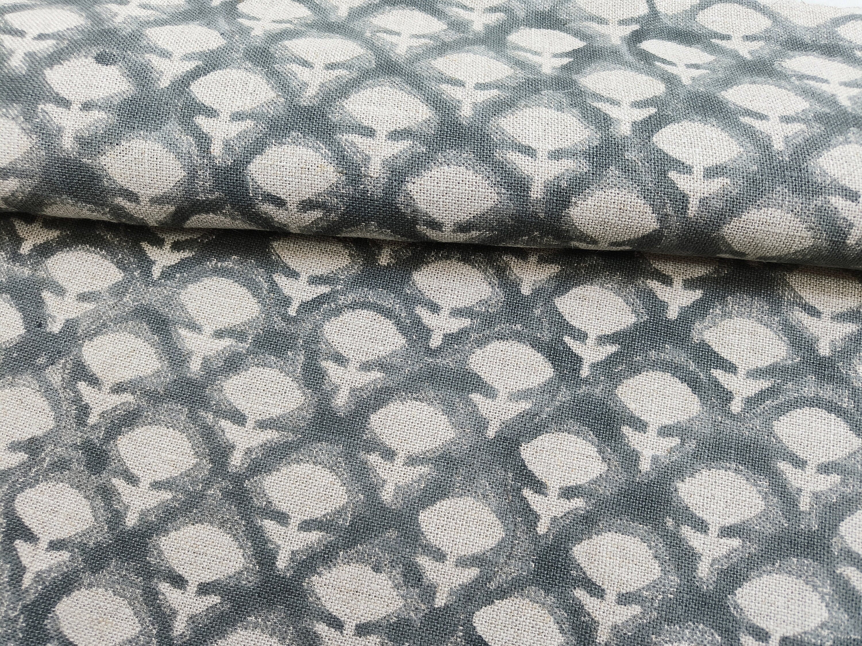 Jadi Buti  Block Print Fabric, Indian Block Print Fabric, Block Print Fabric By The Yard