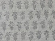 Block Print Linen Fabric, Khajur Butta  Floral Block Print Fabric, Print Linen Fabric, Block Print Upholstery Fabric, Block Print, Handblock Fabric