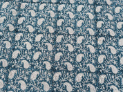 Block Print Linen Fabric, Kerry Jaal  Best Home Decor Linen, Summe Floral Pattern Hand Block Print Running Fabricnatural Fiber Fabric  Sold By The Yard, Upholstery