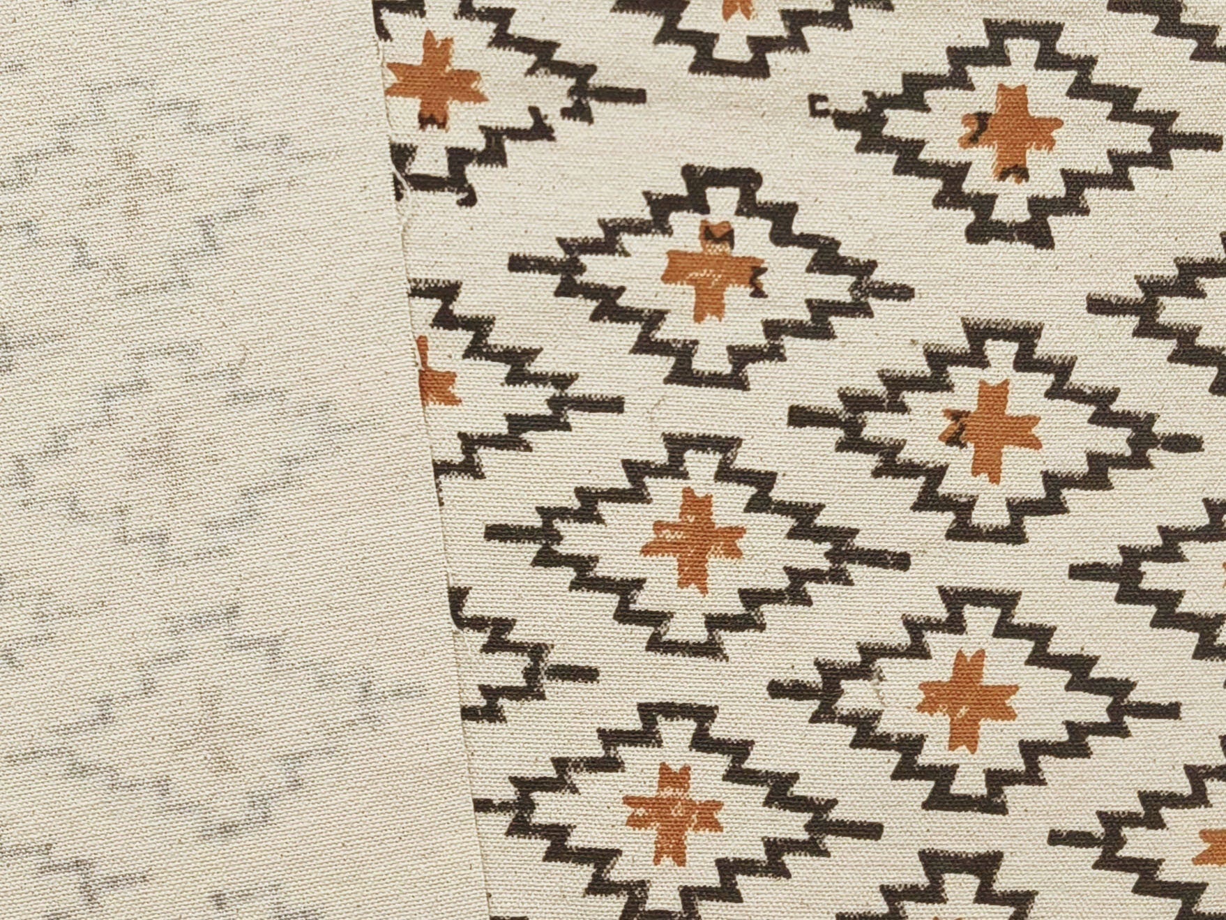 Linen Fabric, Pukhraj, Block Print, Fabric By Yard, Indian Handloom Fabric, Home Décor