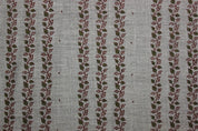 Block Print Linen Fabric, Rakhiphool  Hand Block Printed Fabric, Linen Fabric, Indian Fabric, Fabric By Yard, Block Printed Linen Pillow Covers
