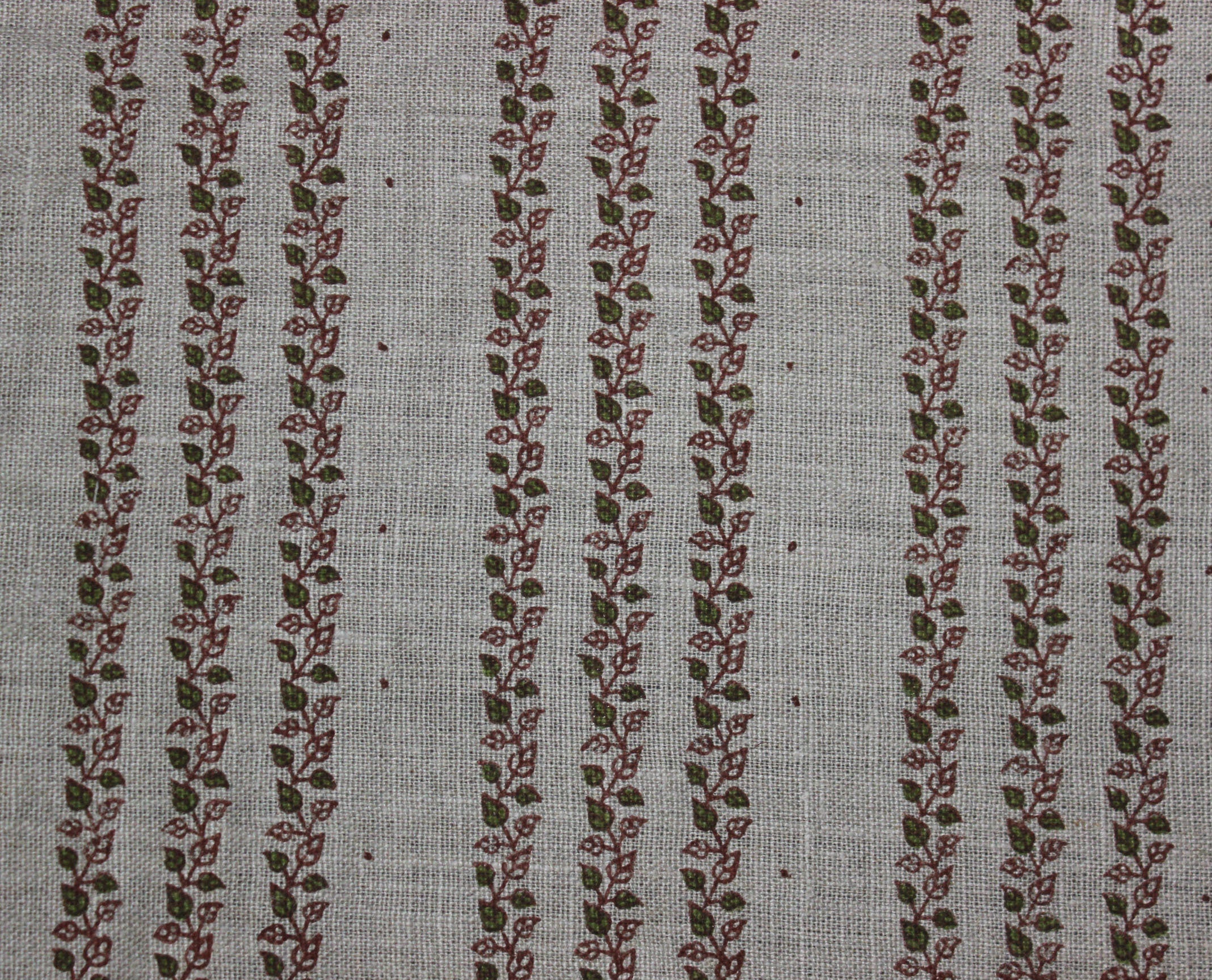 Block Print Linen Fabric, Rakhiphool  Hand Block Printed Fabric, Linen Fabric, Indian Fabric, Fabric By Yard, Block Printed Linen Pillow Covers