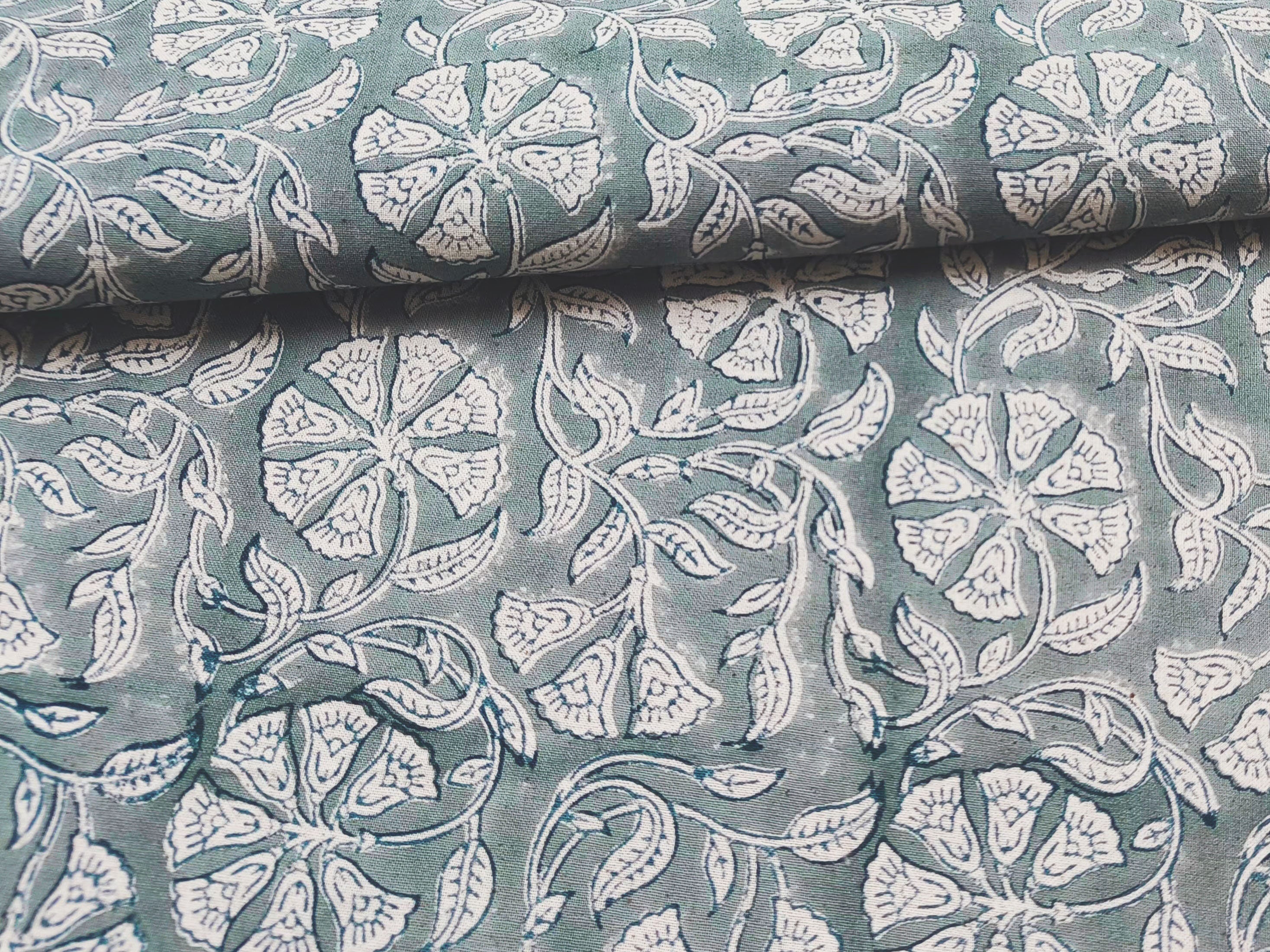 Block Print Linen Fabric, Rudraksha Thick Handloom Linen, Most Popular Indian Block Print For Pillow Cases, Upholstery And Home Decor