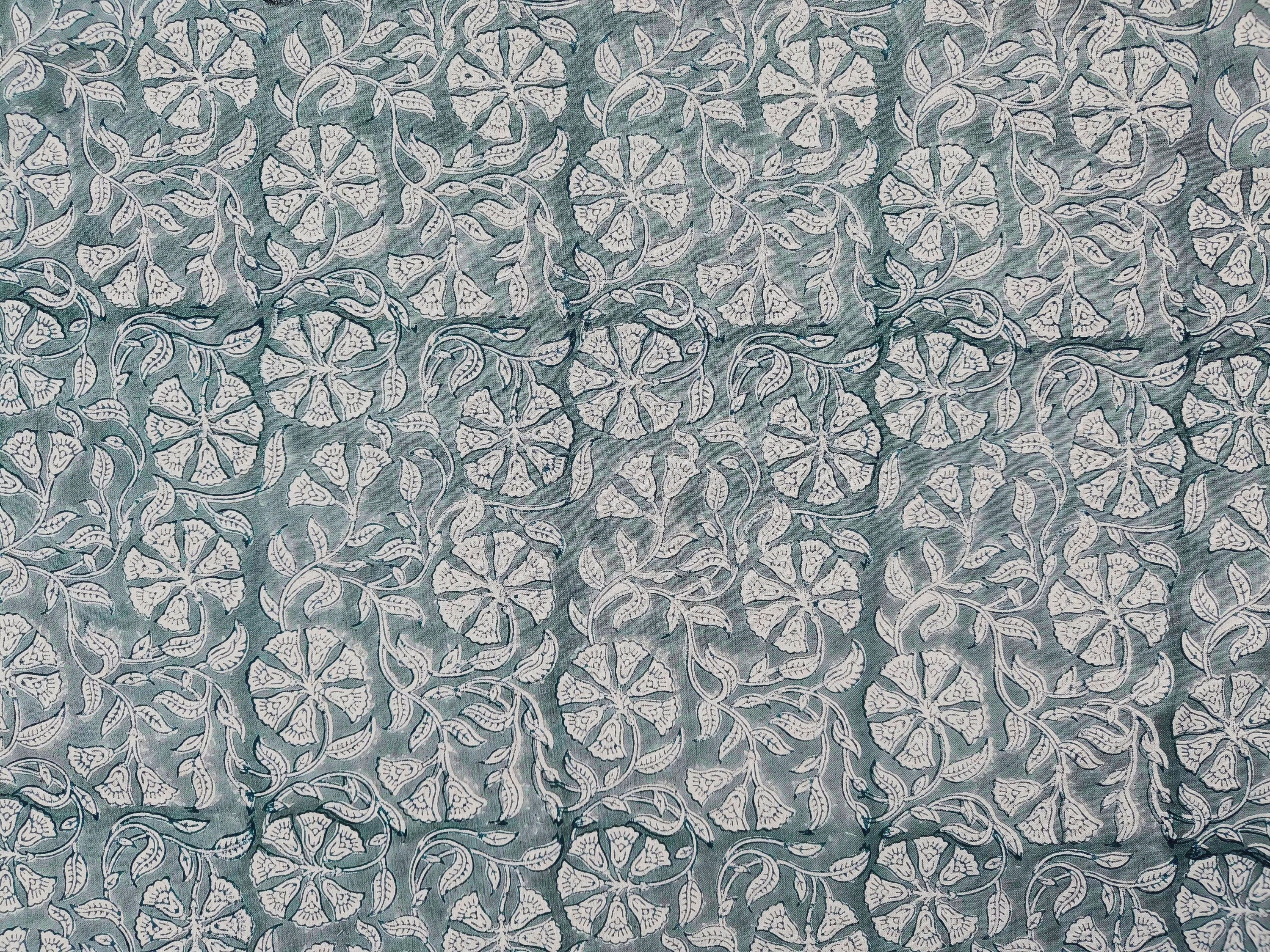 Block Print Linen Fabric, Rudraksha Thick Handloom Linen, Most Popular Indian Block Print For Pillow Cases, Upholstery And Home Decor