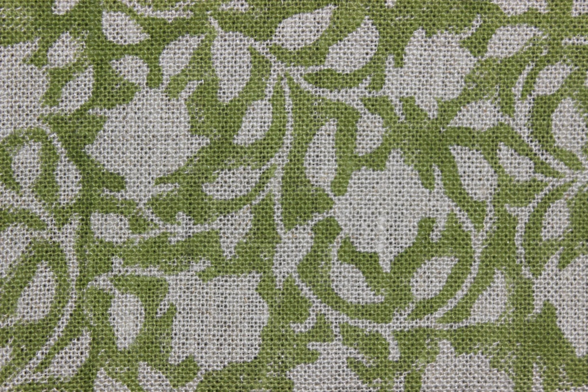 AMRITVELA GREEN Fabric , HandBlock print , Cushion Cover , Upholstery , Floral Print Fabric Home Decor