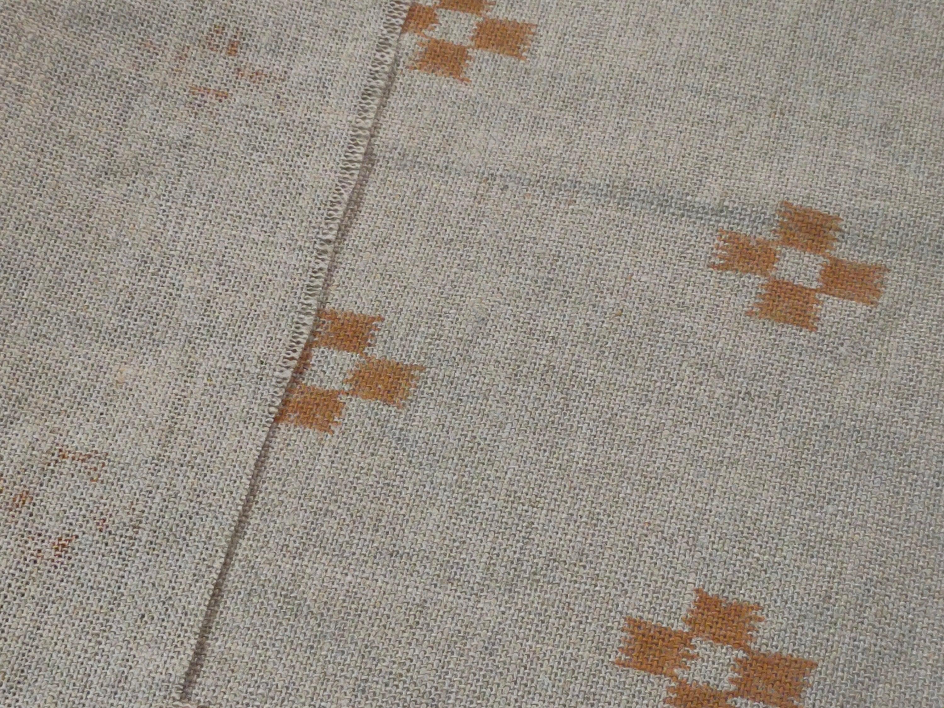 Barfi  Block Print Linen Fabric By The Yard, Grey Natural Vegetable Dye 100% Linen  Weight Fabric, Indian Fabric, Geometric Dots Print