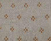 Barfi  Block Print Linen Fabric By The Yard, Grey Natural Vegetable Dye 100% Linen  Weight Fabric, Indian Fabric, Geometric Dots Print