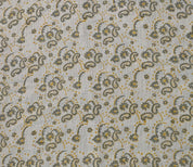 Jonk  Indian Hand Block Print Fabric By Yard, 100 % Linen Fabric For Hand Block Pillow Covers,Sewing, Crafting, Upholster