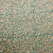 Blackforest Block Printed Linen Fabric, Block Print Upholstery Fabric, Indian Block Print, Block Printed Cushion Covers