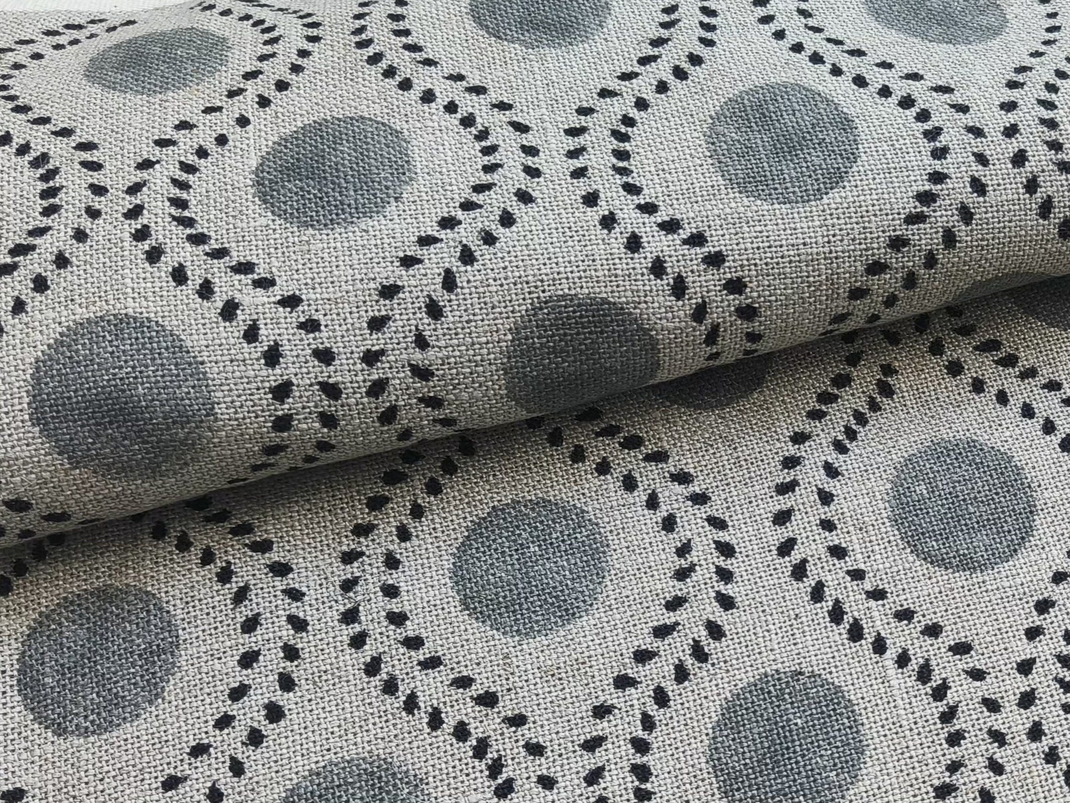 Block Print Linen Fabric, Raajbhog  Beautiful Print Fabric Indian Hand Block Print Running Fabric Handmade Linen Fabric By The Yard, Block Print Pillow Covers