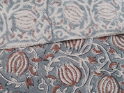6 Kamal Unique Block Print Patterned Linen Flax Fabric  Decorative Fabric By The Yard  Pillow Cases & Cushion Cover