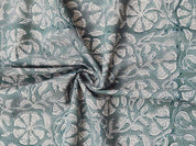 Block Print Linen Fabric, Rudraksha Thick Handloom Linen, Most Popular Indian Block Print For Pillow Cases, Upholstery And Home Decor