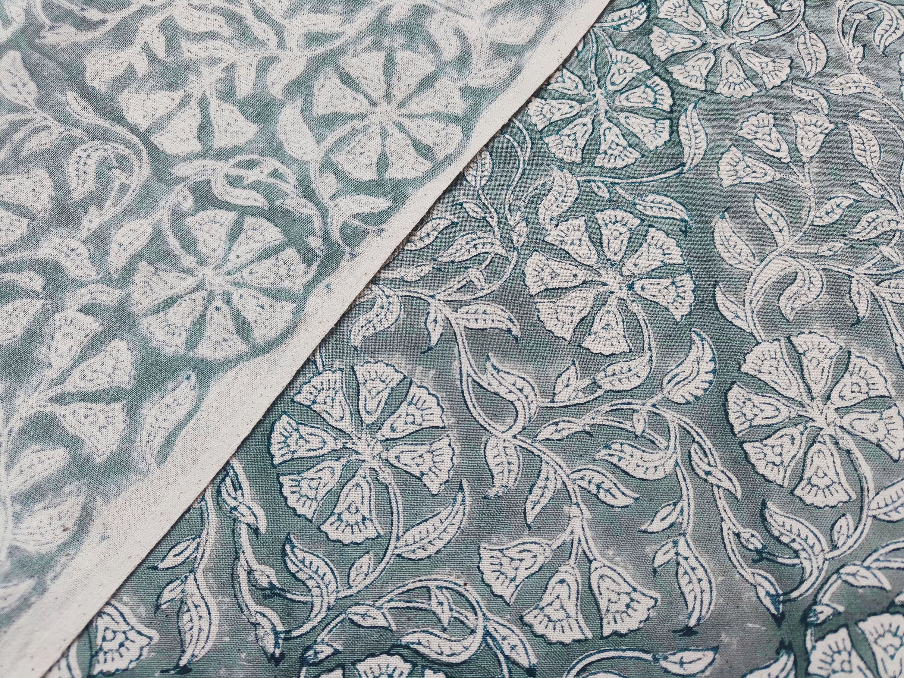 Block Print Linen Fabric, Rudraksha Thick Handloom Linen, Most Popular Indian Block Print For Pillow Cases, Upholstery And Home Decor