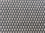 Block Print Linen Fabric, Pankhudi Black Floral Block Print Linen Fabric, Fabric By The Yard, Cushion Pillow Cover Sewing Cotton, Upholstery
