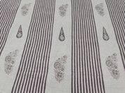 Block Print Linen Fabric, Urban Flag  Merlot Wine Color Dual Pattern Block Print Linen Fabric, Latest Pattern For Stylish Cushion And Pillow, Lining Pattern Fabric