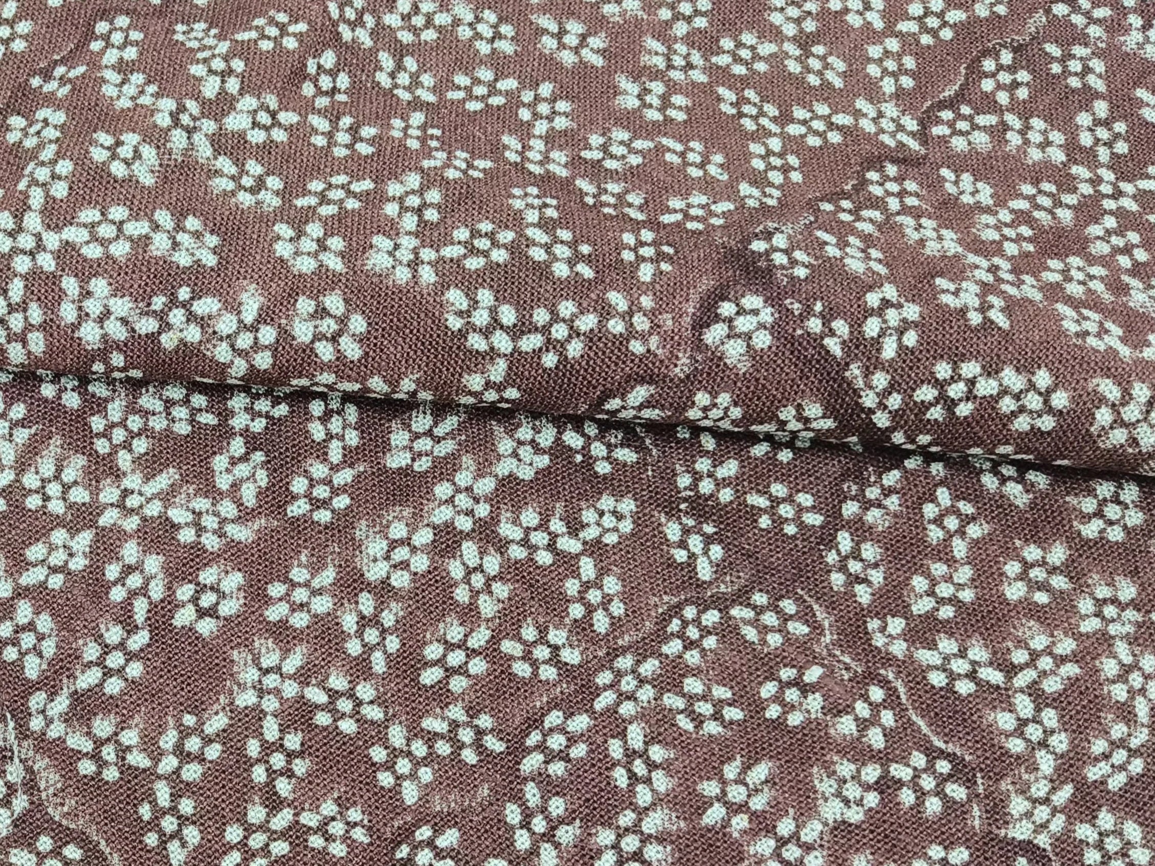 Thick linen 58" Wide, Black Floral Hand block Linen Pillow Cover, Indian Upholstery Fabric Cushion Cover, Table Cloth - BIJHNI