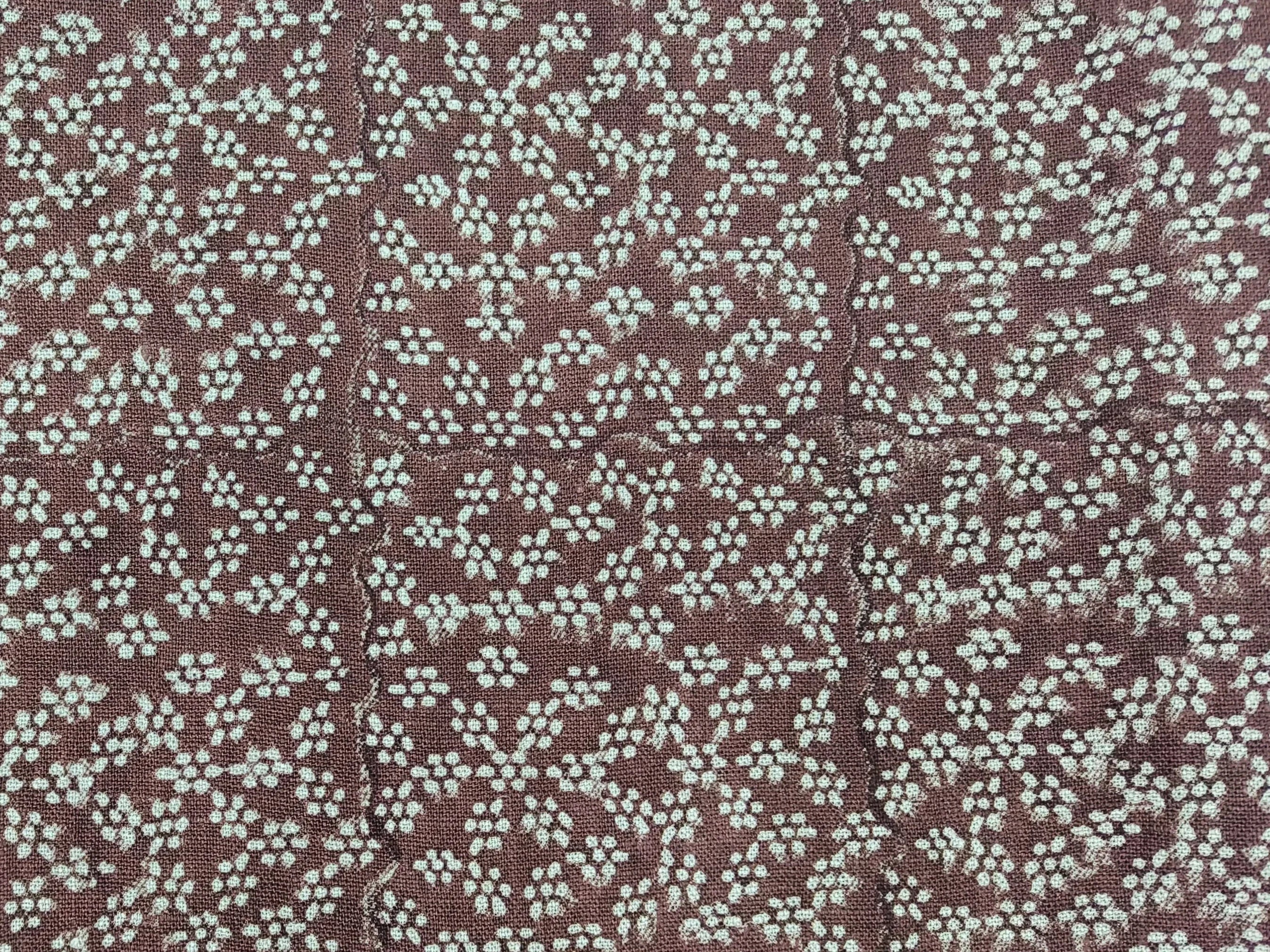 Thick linen 58" Wide, Black Floral Hand block Linen Pillow Cover, Indian Upholstery Fabric Cushion Cover, Table Cloth - BIJHNI