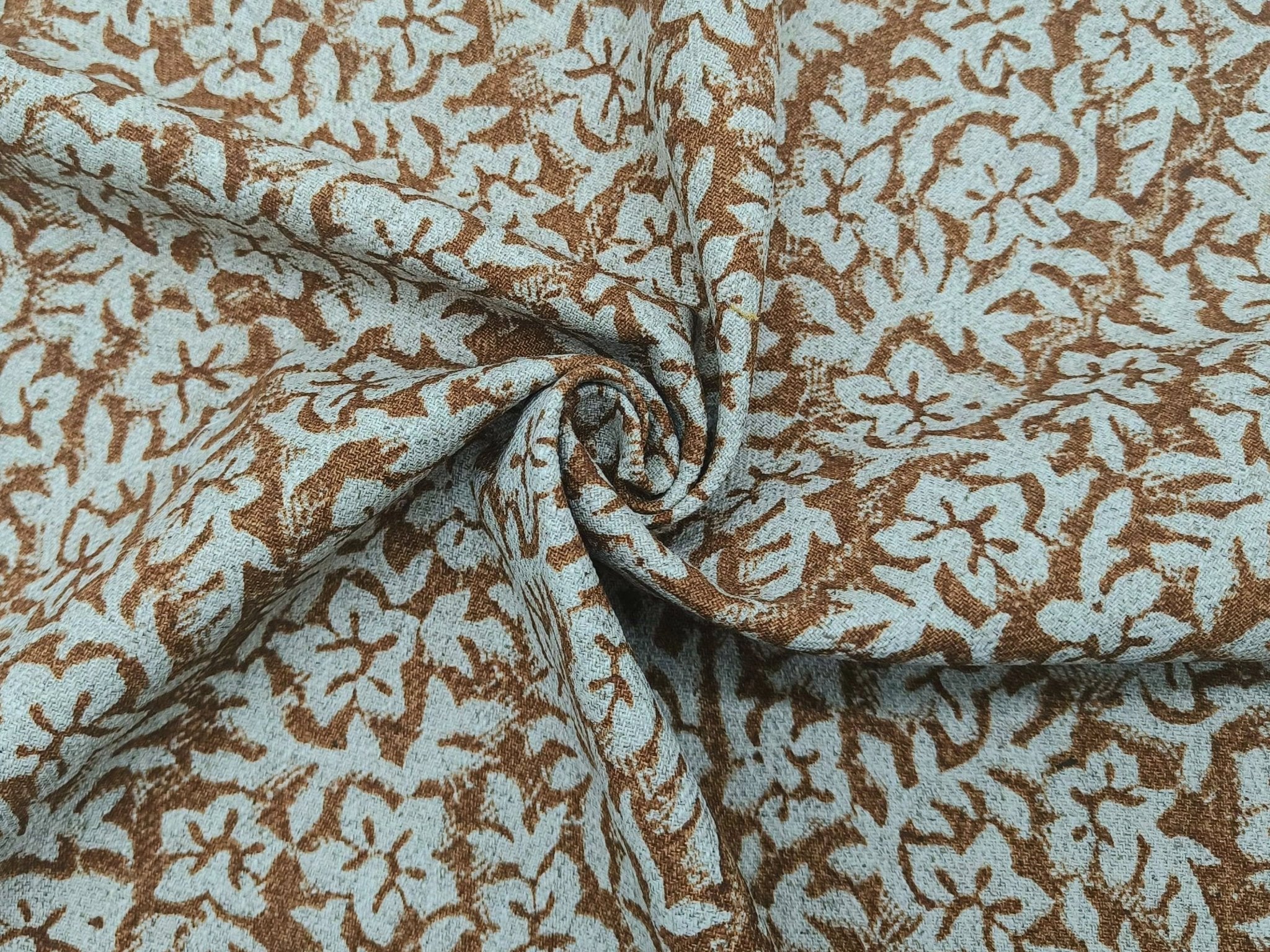 Linen Fabric, Nidhi Van, Block Print, Fabric By Yard, Indian Handloom Fabric, Home Décor