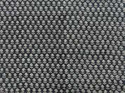 Block Print Linen Fabric, Tarangini Black Best Heavy Linen With Indian Hand Block Print  Running Fabric By The Yard  Perfect For  Upholstery, Pillow & Cushion