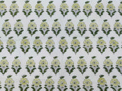 Linen Fabric, Mor Mukut, Block Print, Fabric By Yard, Indian Handloom Fabric, Home Décor