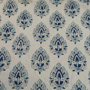 Betel Leaf Heavyweight Linen Fabric. Linen By The Yard, Indian Art Gift For Her, Boho Design, Farmhouse, Cushion Fabric, Upholstery