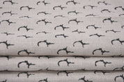 Pure Linen, fabric by the yard, Indian Fabric, hand stamped, linen textile, sewing fabric, block print fabric