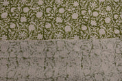 Thick Linen 58" Wide, hand block print, Indian Craft Fabric, Home Decor, Linen Napkins, Organic Linen - Chakri