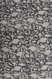 Hand Block Print, Thick Linen 58" Wide, floral fabric, Leaf Print, linen curtains, Home Decor, Indian Fabric - Aamar